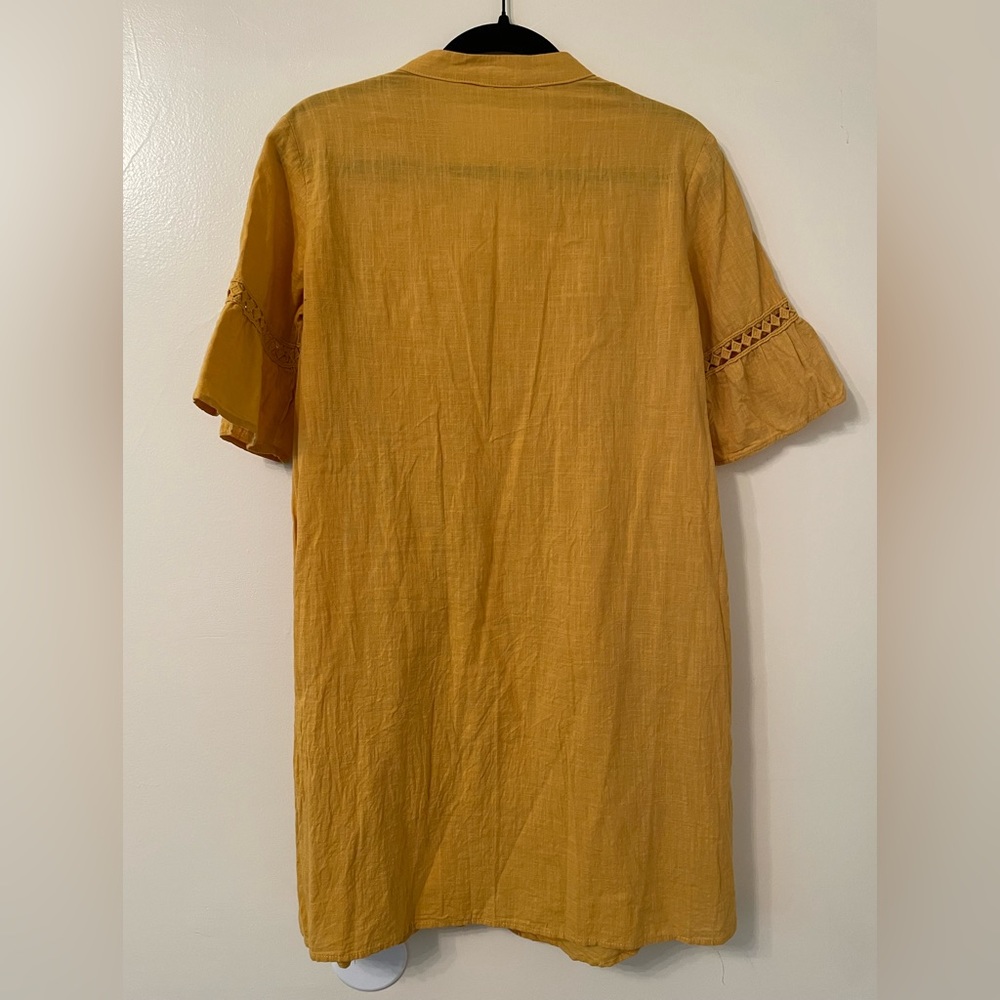 Zanzea Mustard Yellow Dress - Picture 7 of 9